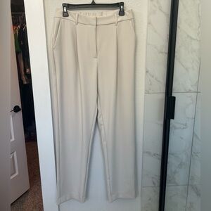 Old Navy Cream Taylor Straight Trousers